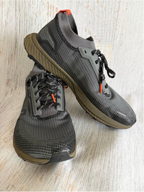 Flux Adapt Trail Runner Gray Olive Mens Athletic Wide Toe Box Sneakers Size 12